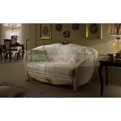 LOUNGE - luksusowa sofa 2 os. z funkcją z kolekcji Donatello,Cat CG włoskie meble stylowe