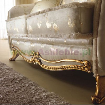 LOUNGE - luksusowa sofa 3 os Cat Extra. z kolekcji Donatello,  włoskie meble stylowe