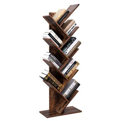  INDUSTRIAL drewniany regał na książki  8 poziomów